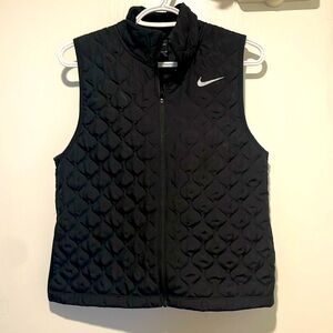 Brand new Nike “Running” lightweight black zip up vest, small